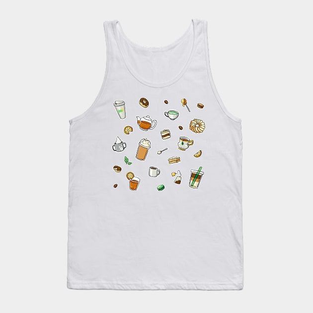 Caffeine fix Tank Top by Artbysusant 